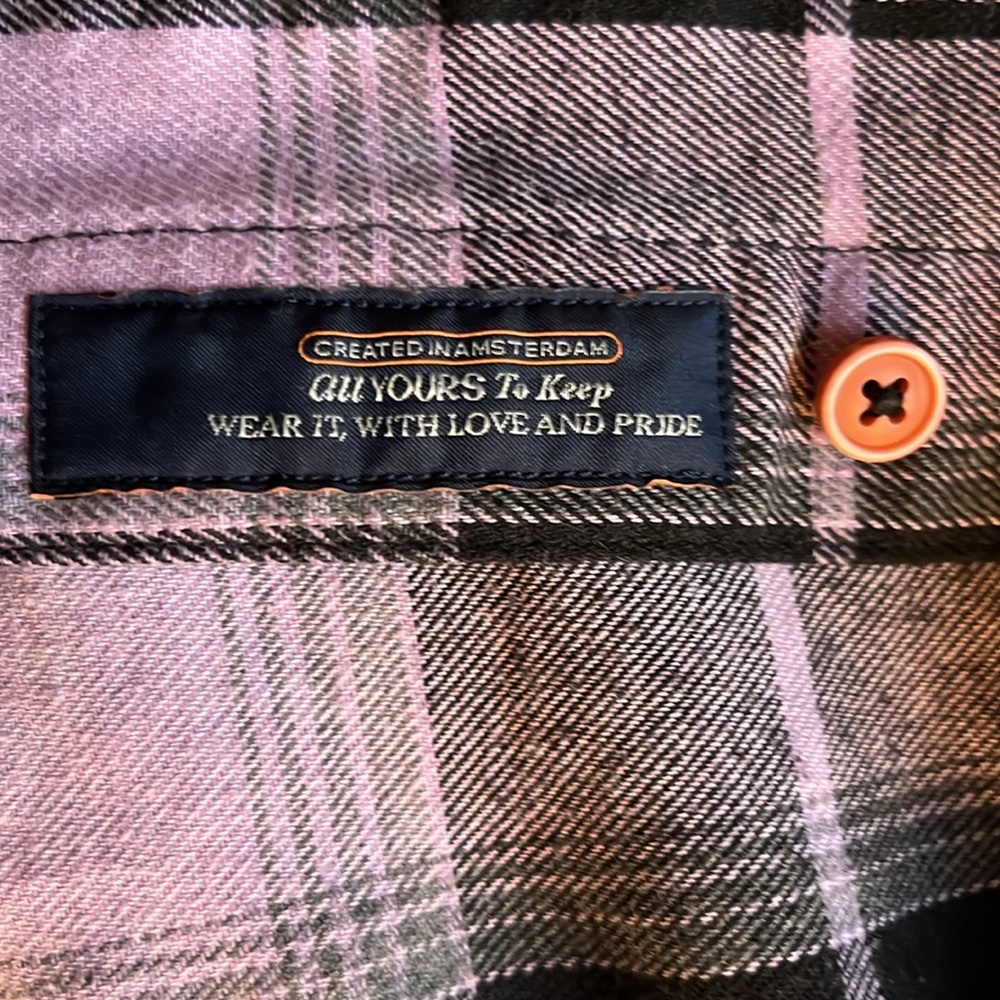 Scotch & Soda Amsterdam Regular-Fit Colourful Checked Flannel Shirt - Picture 5 of 6